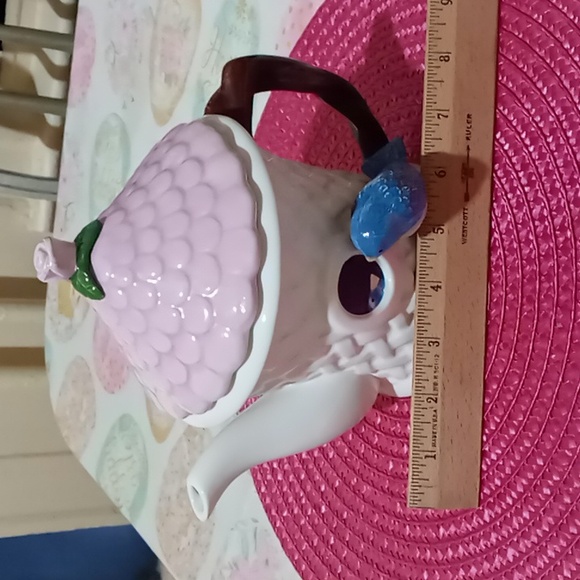 CERAMIC TELEFLORA BIRDHOUSE TEAPOT/PLANTER - Picture 9 of 11